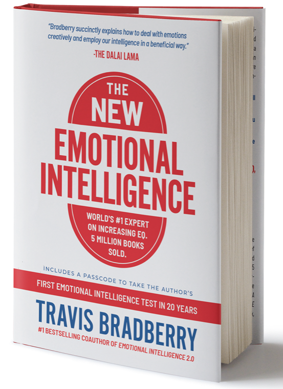 The New Emotional Intelligence — book cover by Dr. Travis Bradberry